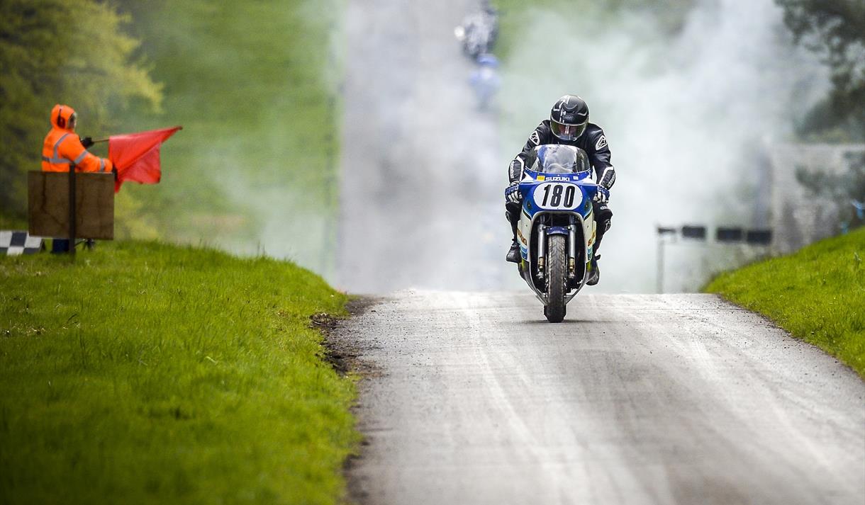 Motorcycle Sprint at Hoghton Tower