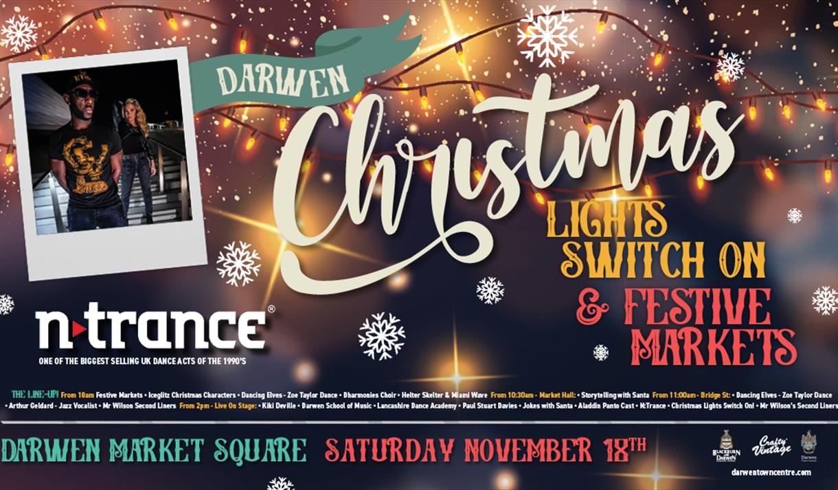 Darwen Lights Switch On & Festive Markets