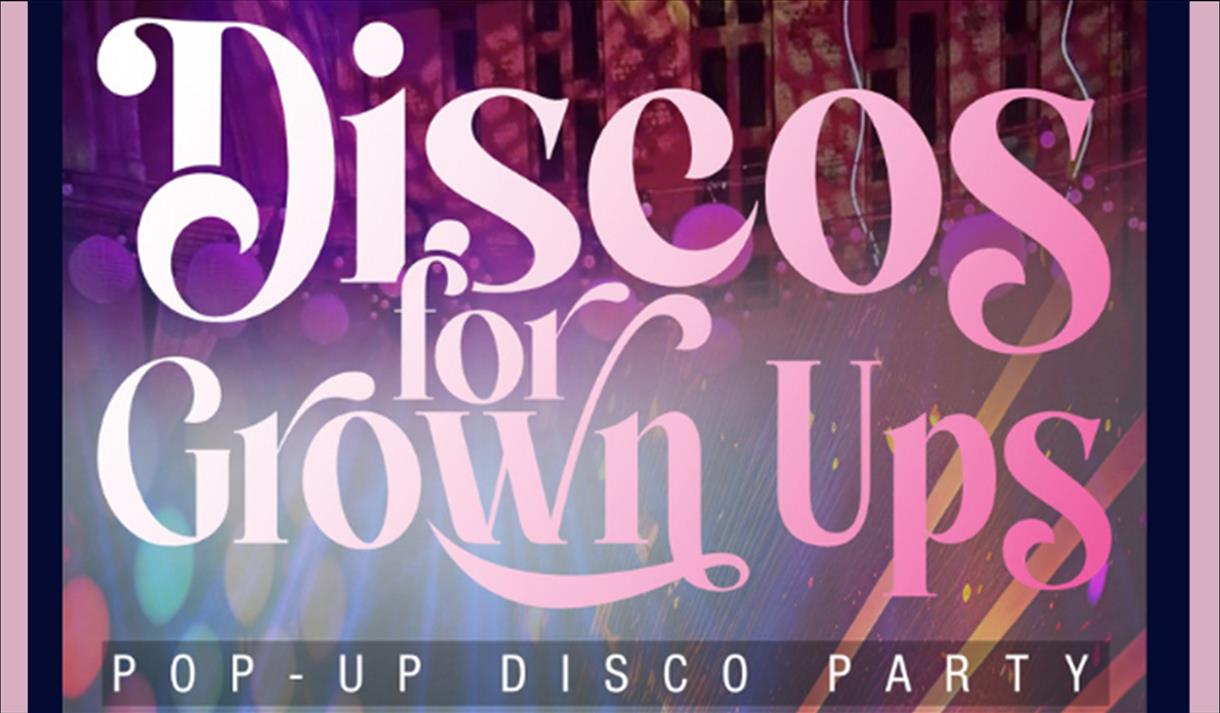 Discos for Grown Ups 70s 80s 90s Disco Party