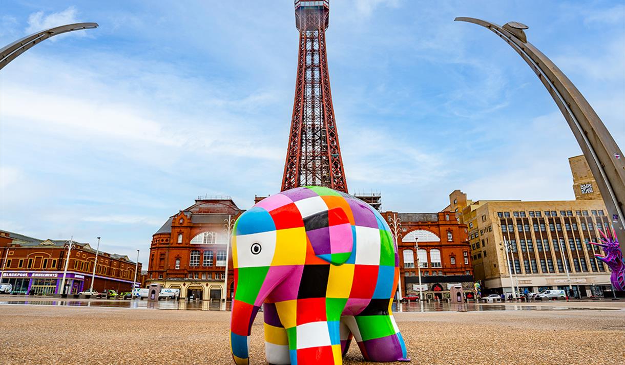 Elmer Art Trail Big Parade Blackpool 2024