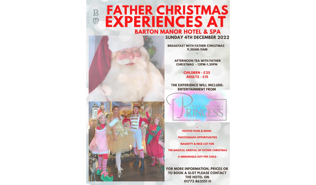Father Christmas Experiences at Barton Manor Hotel