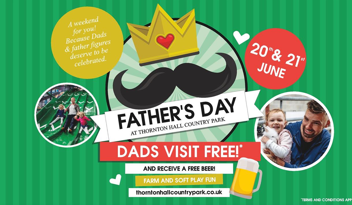Father's Day: Dad's go free at Thornton Hall Country Park