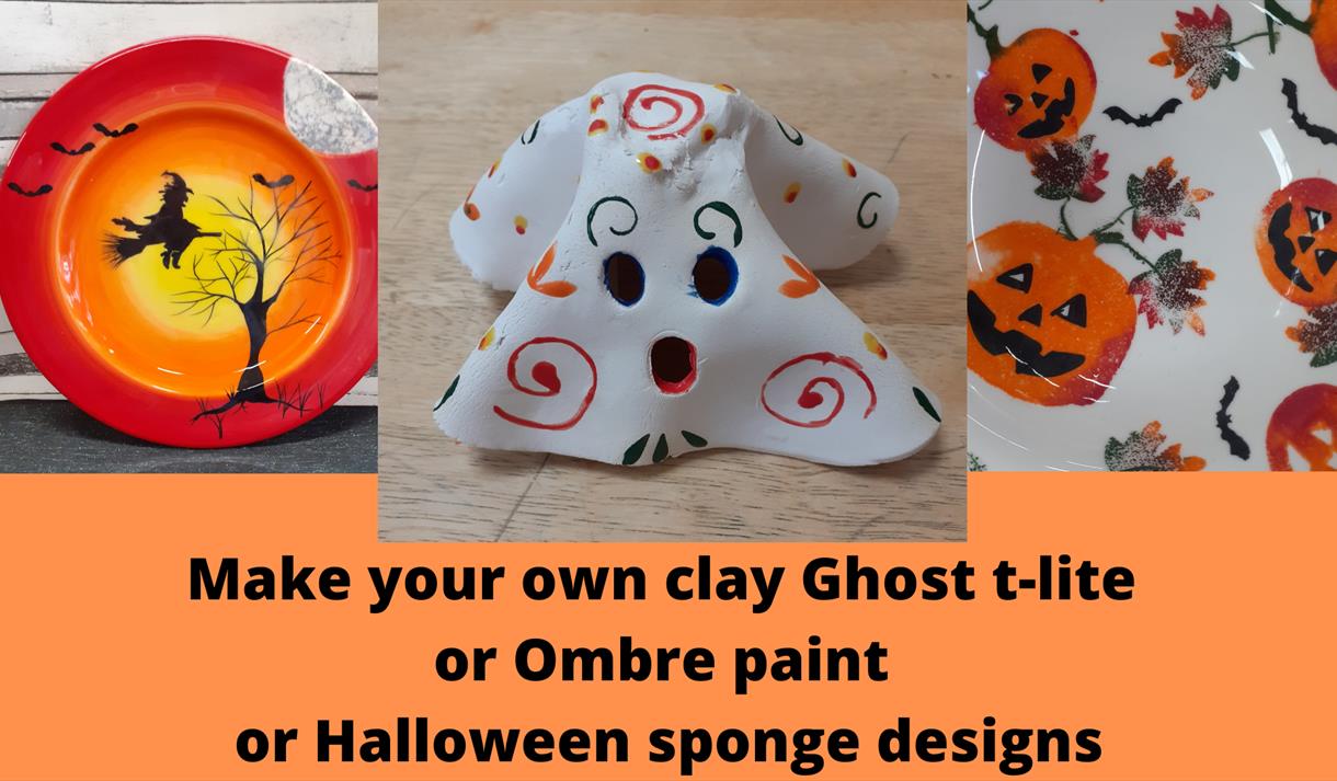 Half Term Halloween Clay Making at Fired 4 U