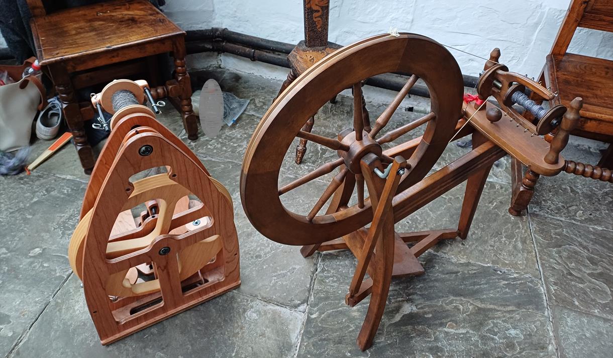 Discover hand spinning and weaving at Gawthorpe Hall