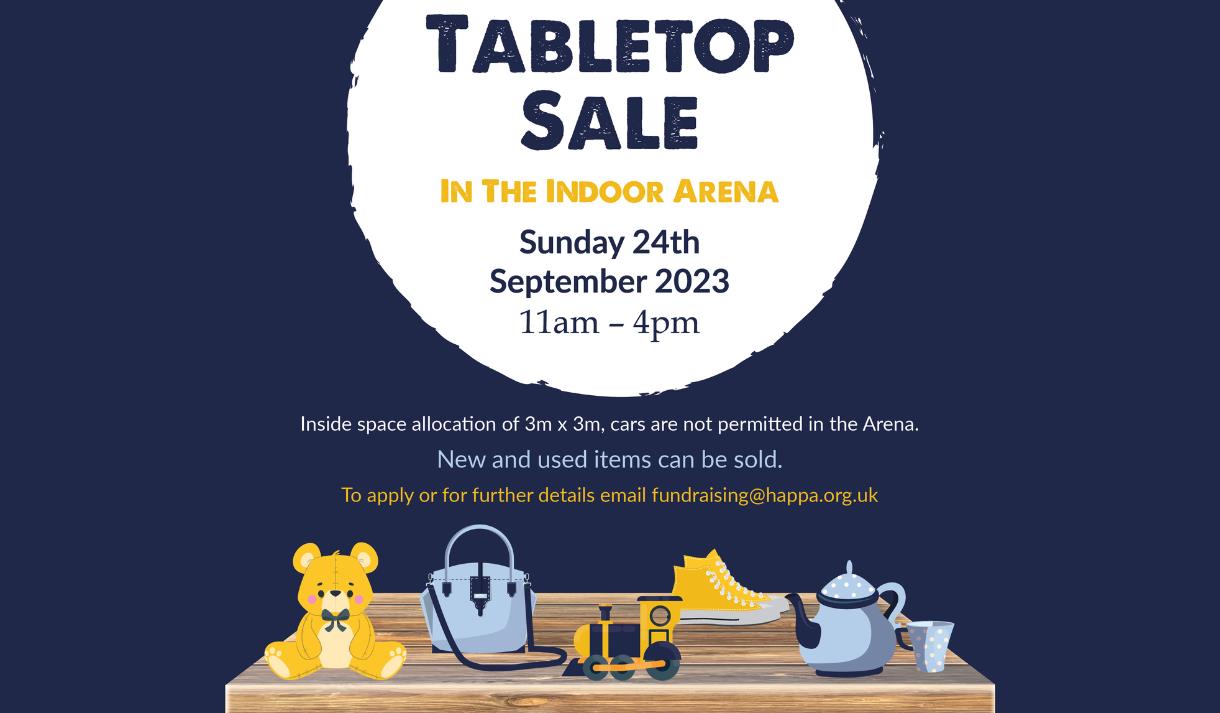 Tabletop Sale at HAPPA