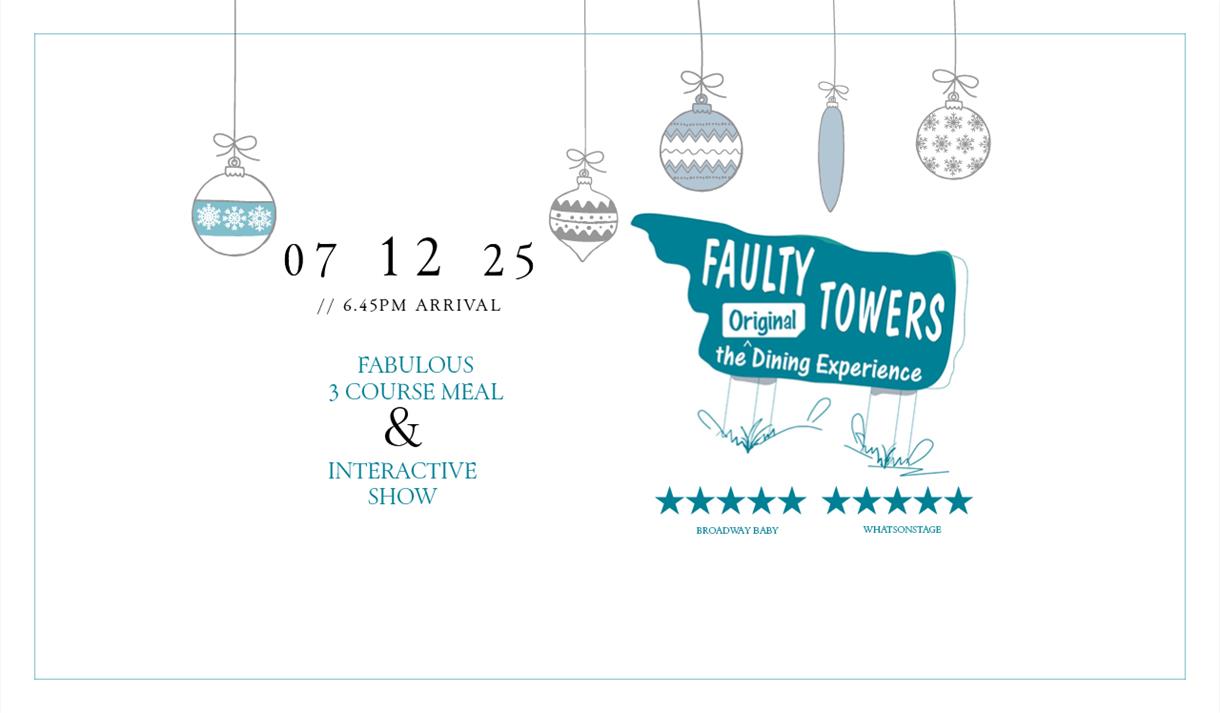 Christmas at Faulty Towers: The Original Dining Experience at Crow Wood Hotel & Spa