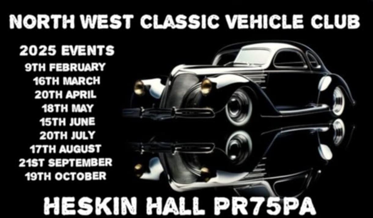 Monthly Classic Car Rally at Heskin Hall