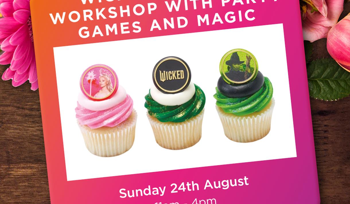 Wicked Cupcake Workshop with Party Games and Magic