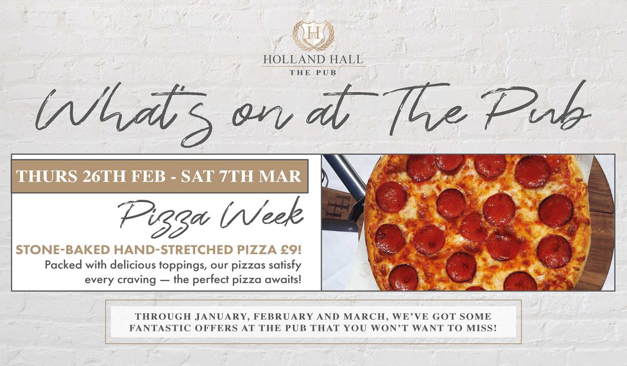 Pizza Week at The Pub at Holland Hall