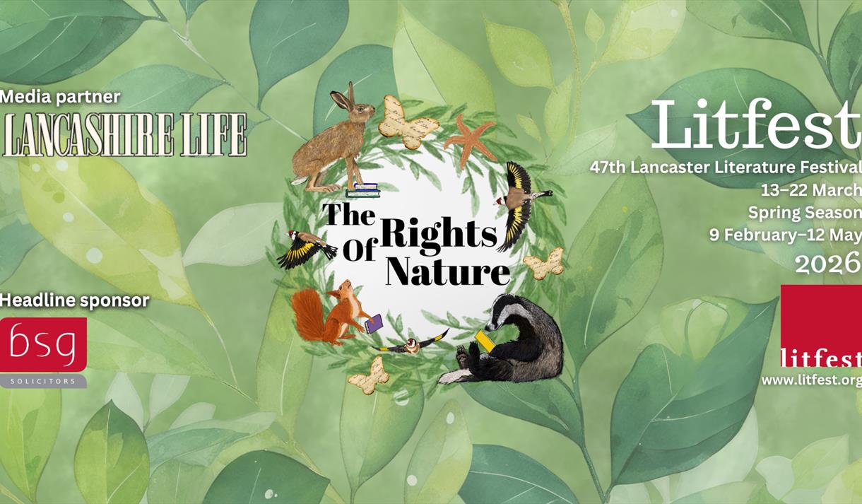 Lancaster’s annual Litfest returns 13–22 March 2026 with its focus squarely on the natural world.