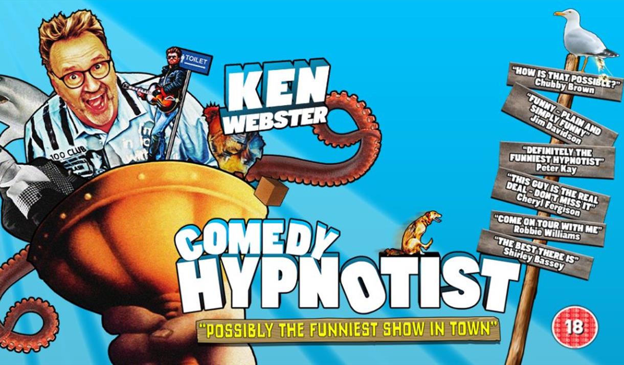 Ken Webster Hypnotist at Pleasure Beach Resort