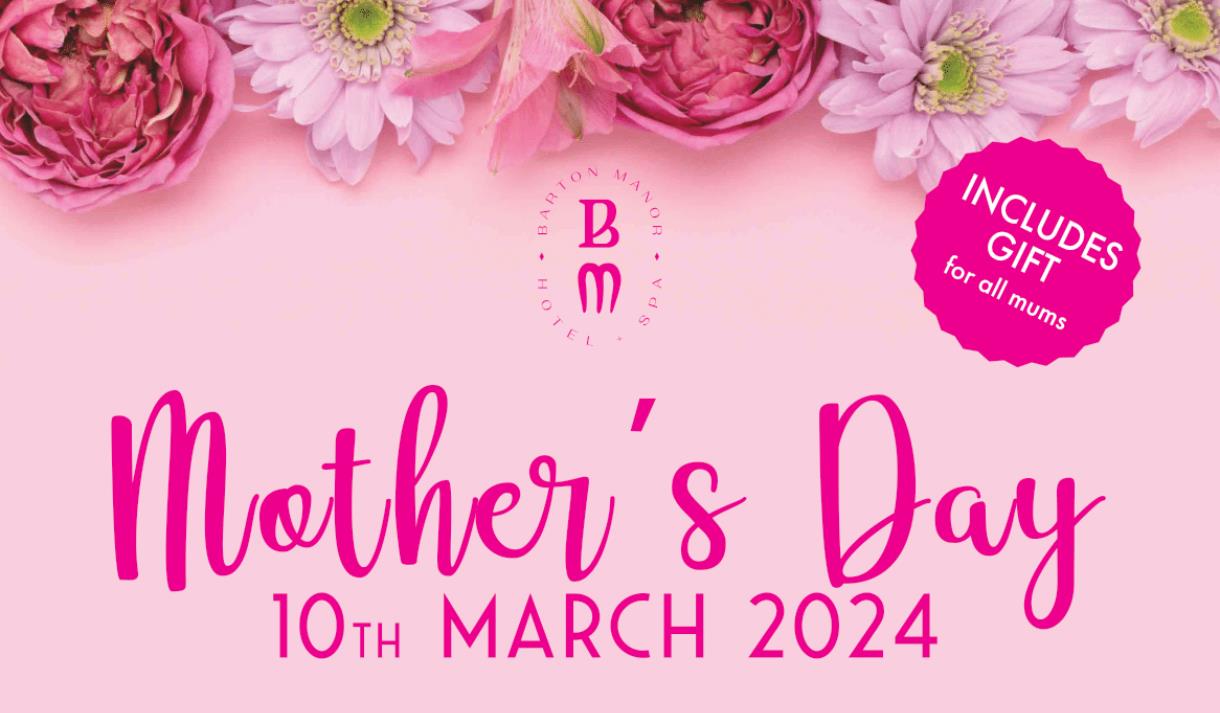 Mother's Day Afternoon Tea at Barton Manor Hotel