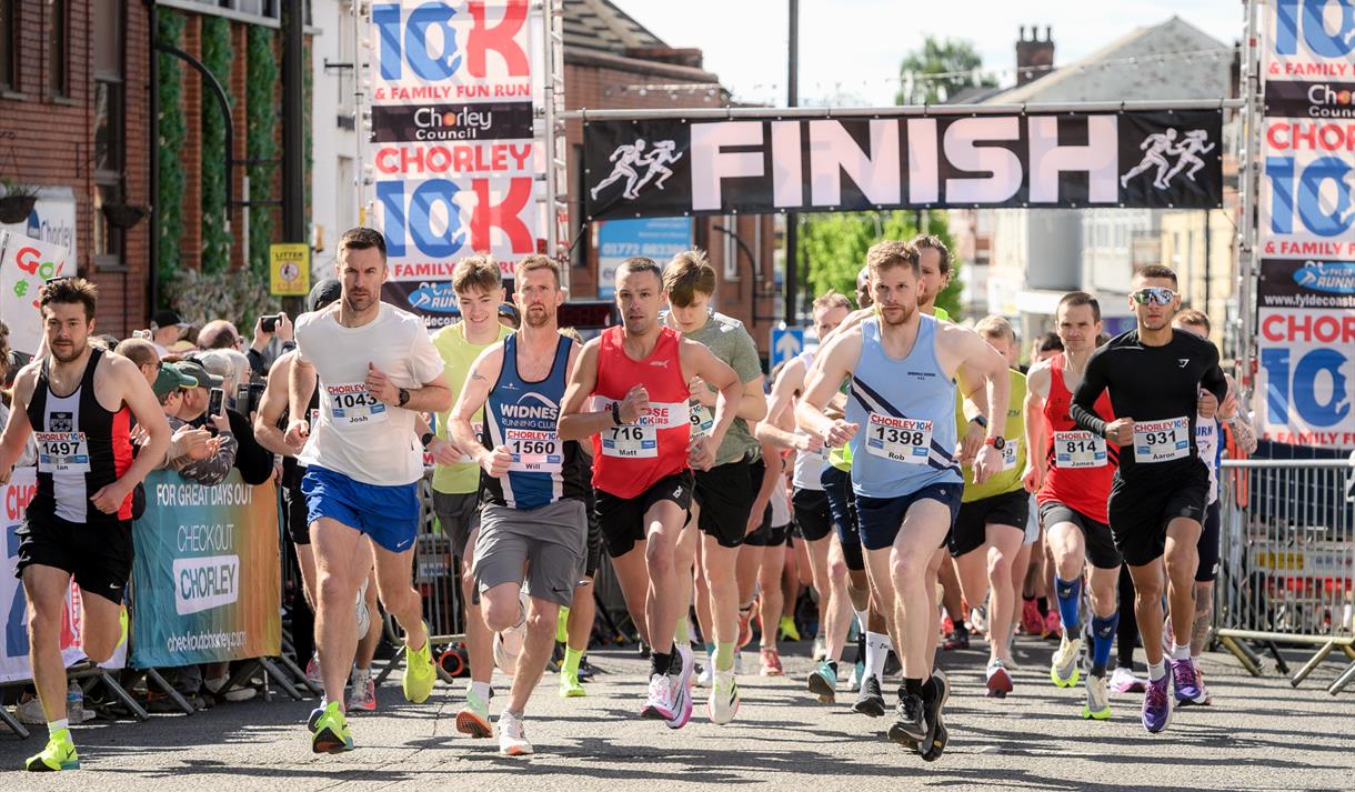 Chorley 10K and 2K Family Run