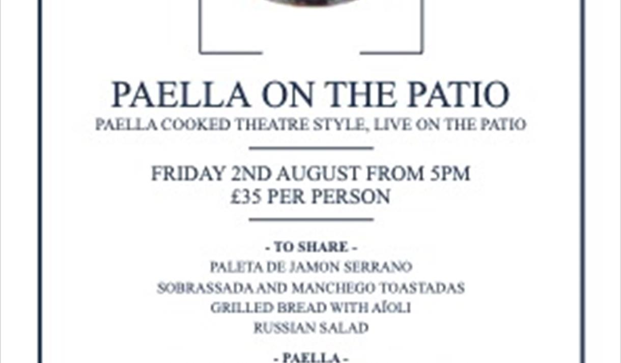 PAELLA ON THE PATIO