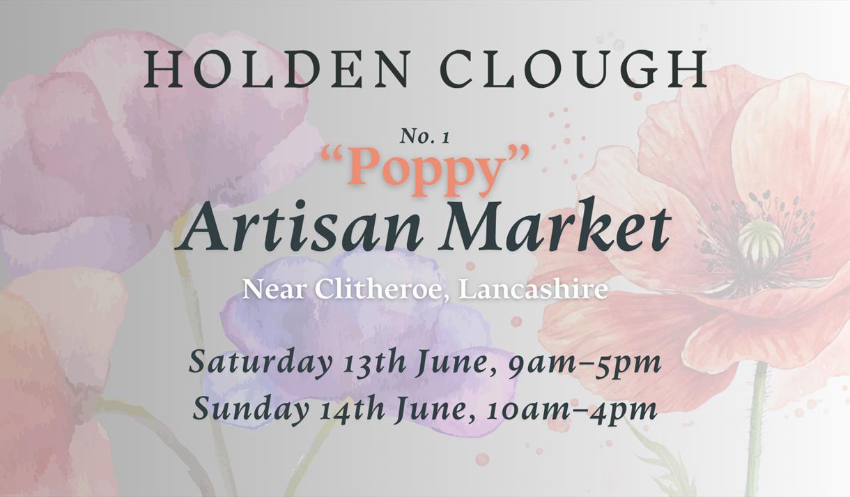 Artisan Market at Holden Clough - 'Poppy'