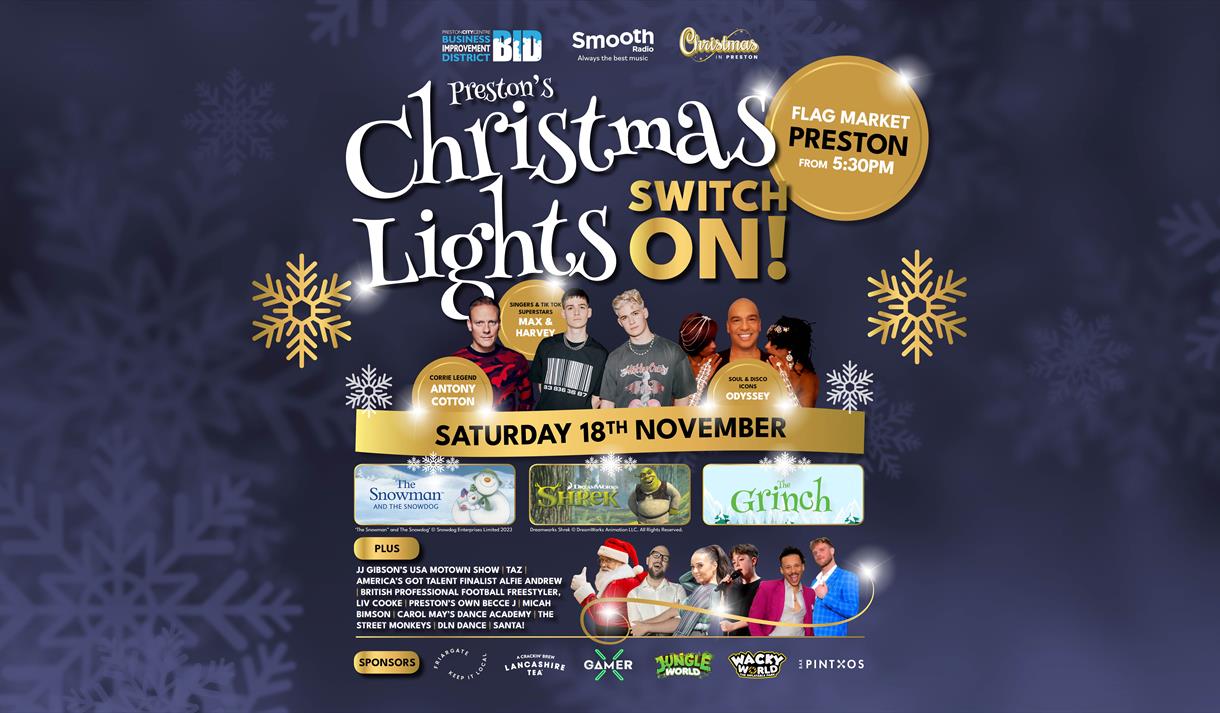 Preston's Christmas Lights Switch On 2023