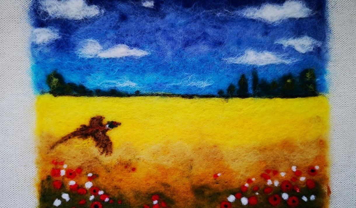 2D Landscape Needle Felting Workshop