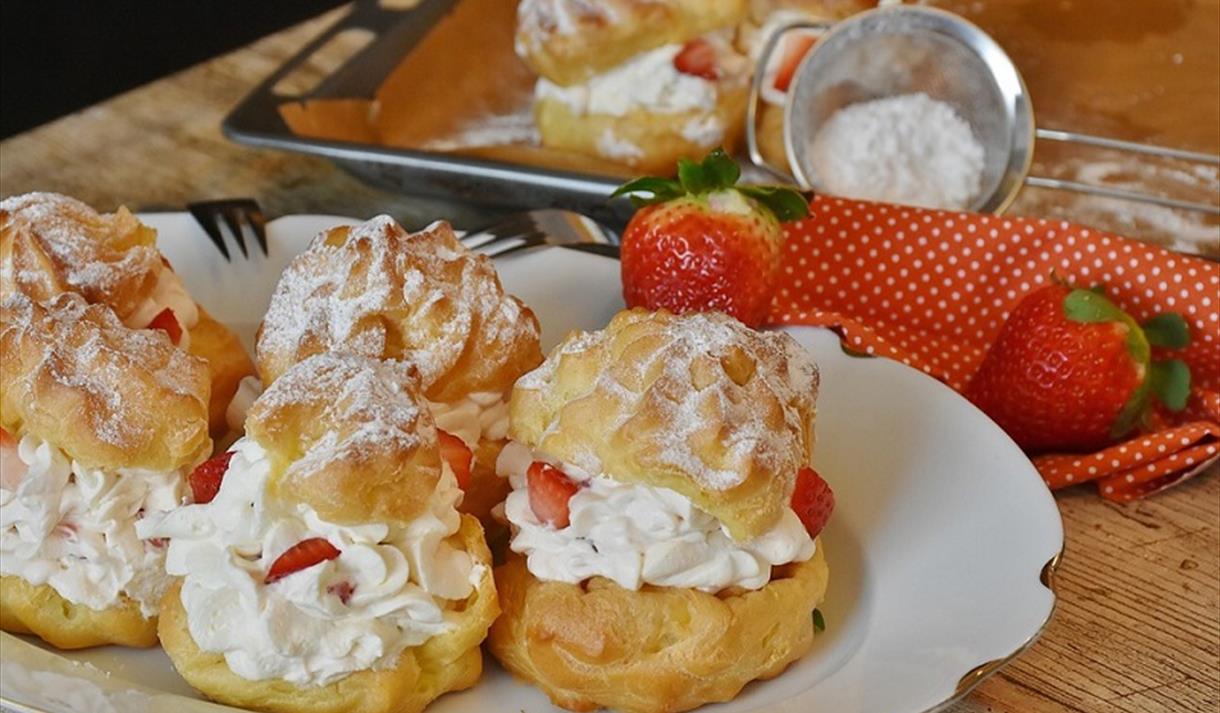 Afternoon Tea - Strawberries and Cream