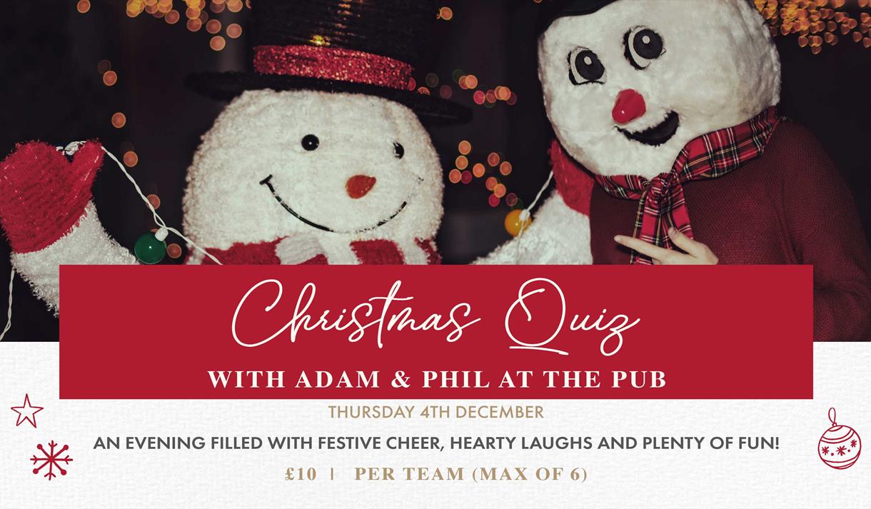 Christmas Quiz with Adam & Phil at The Pub at Holland Hall
