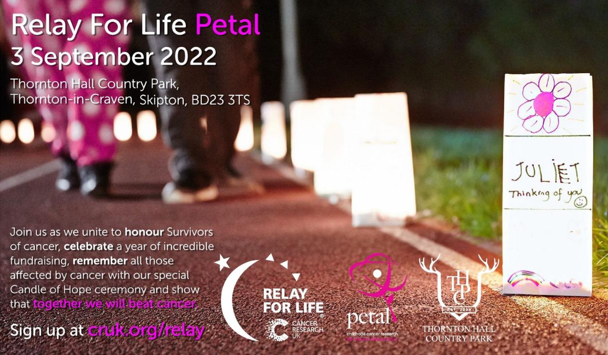 Relay for Life at Thornton Hall Country Park (Petal Cancer Research UK)