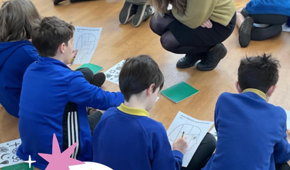 Mural Workshop Part of Rossendale Art Trail at Waterfoot Square