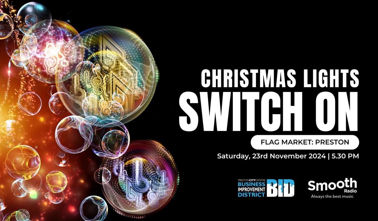 Preston's Christmas Lights Switch On