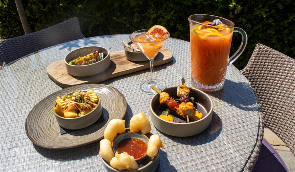 Tapas on the Terrace at Mitton Hall