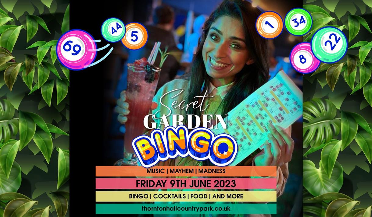 Secret Garden Bingo at Thornton Hall Country Park - Competition/Game in ...