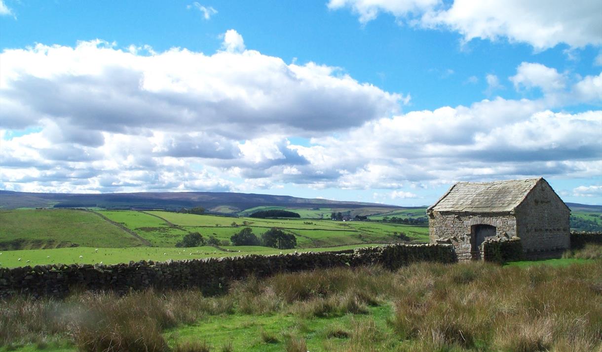 Tatham Fells Outbarn.
Festival Bowland 2022 - Art Exhibition: Tatham Modern at Maiden Bridge.