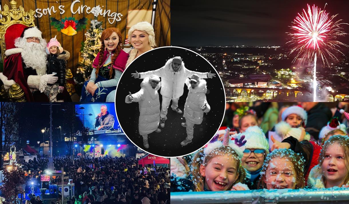 #AmazingAccrington Christmas Lights Switch On