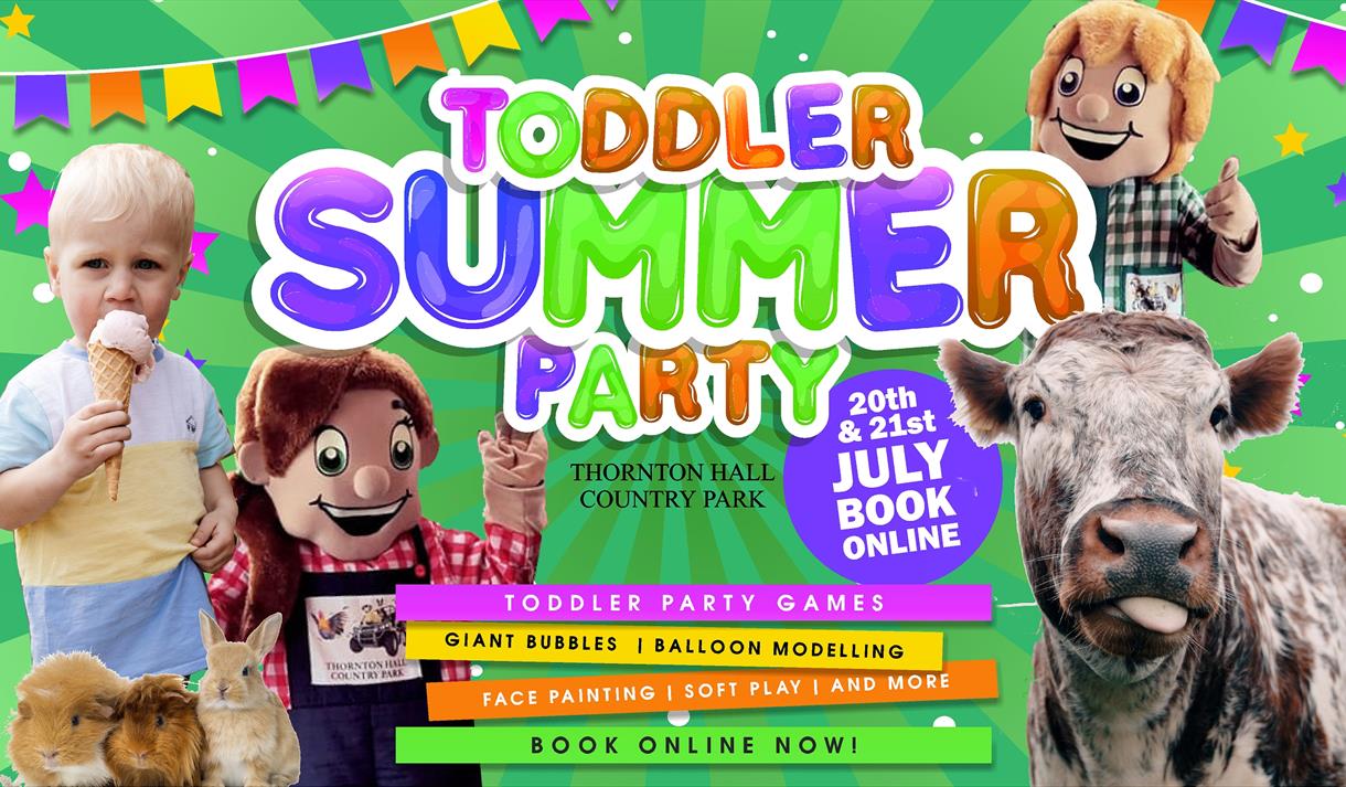 NEW Toddler Summer Party at Thornton Hall Country Park