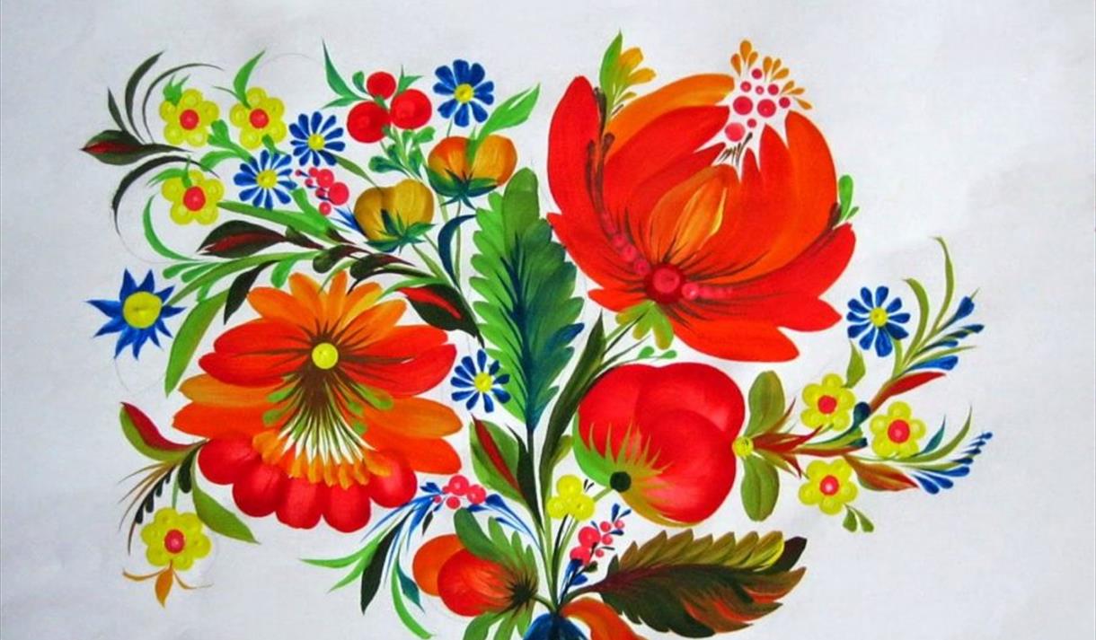 Petrykivka Painting: A Ukrainian Folk Art Workshop