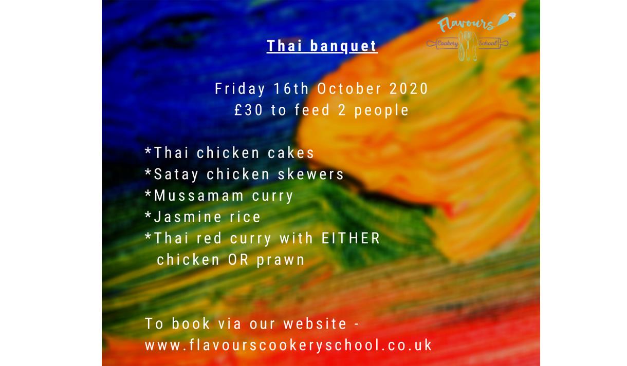 Thai banquet from Flavours Cookery School