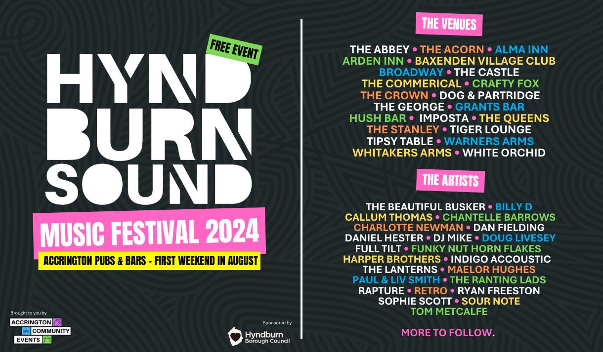 Hyndburn Sound Music Festival 2024