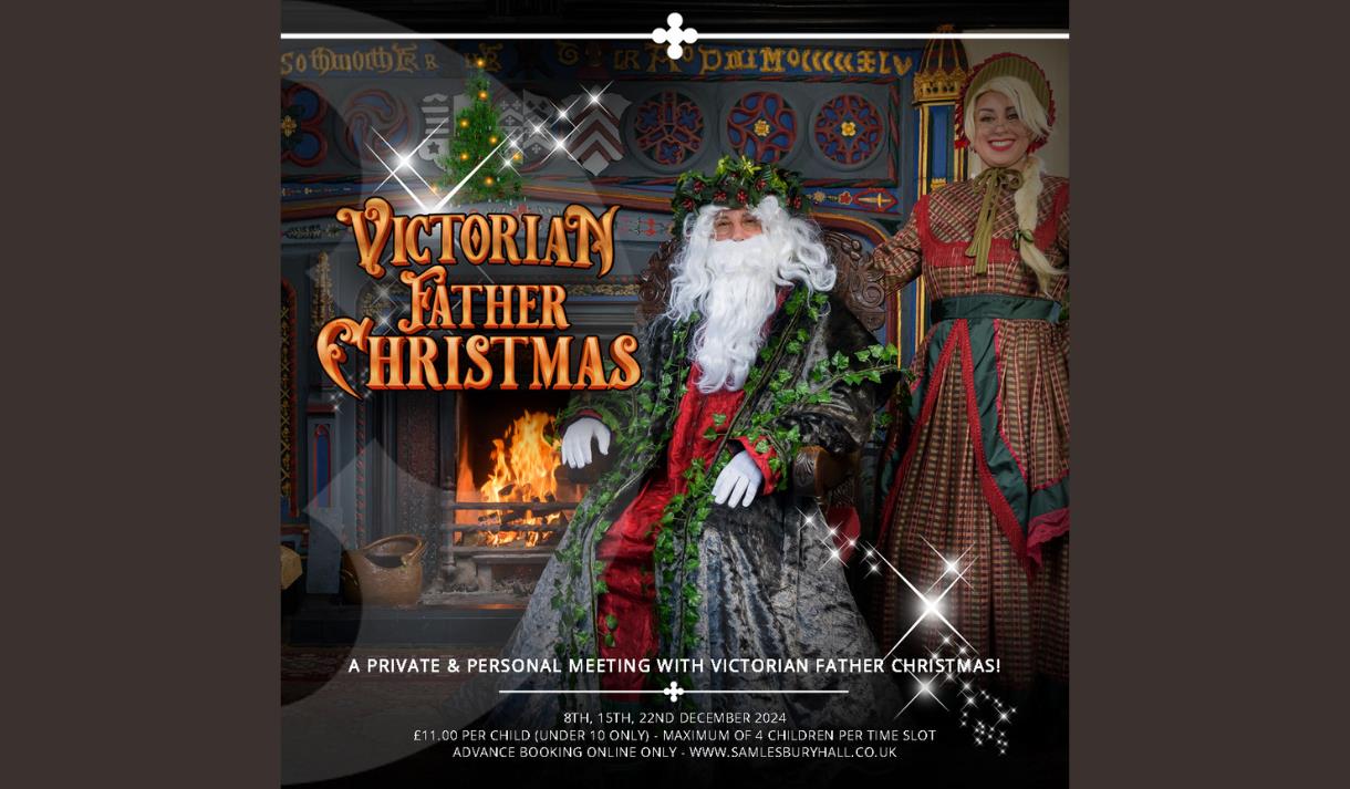 Victorian Father Christmas at Samlesbury Hall