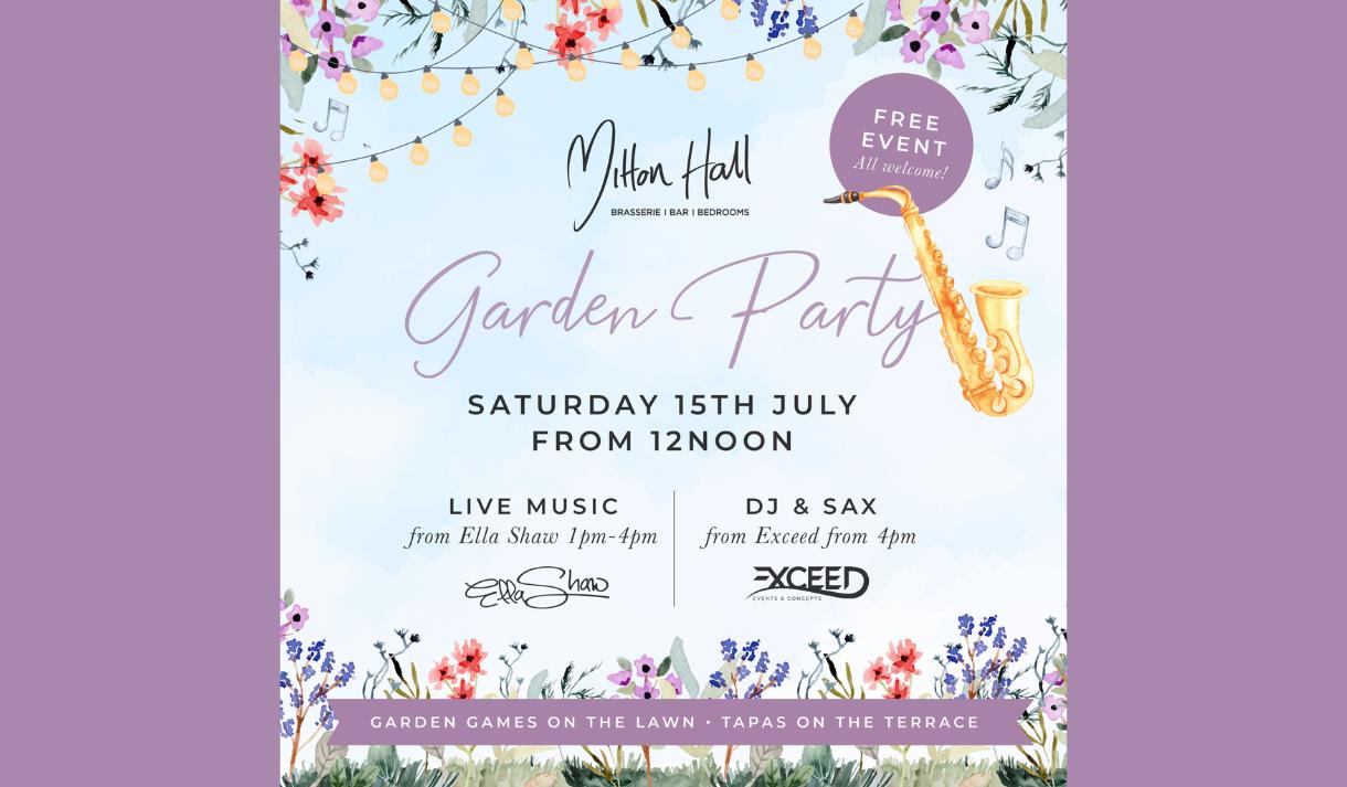 Garden Party at Mitton Hall