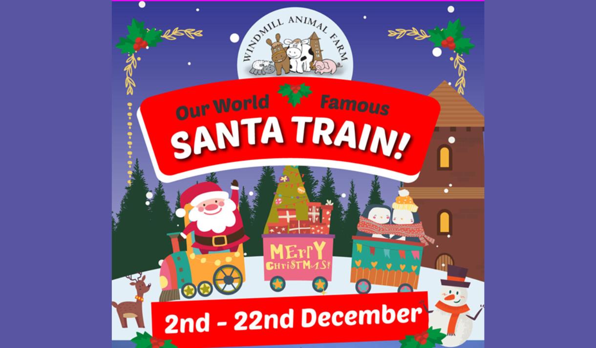 Santa Train at Windmill Animal Farm