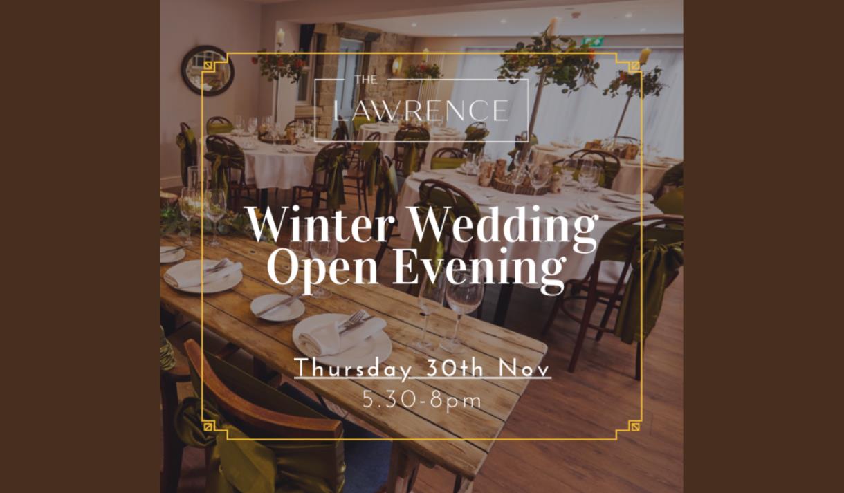 The Lawrence Hotel Winter Wedding Open Evening