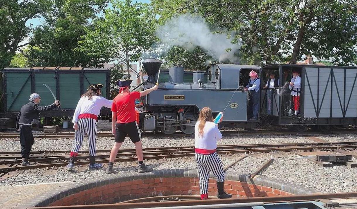 Princess and Pirates Day at West Lancashire Light Railway