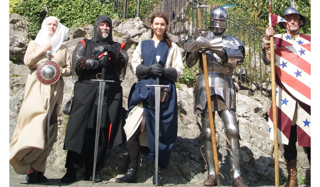 A Day of Knights with the Silver School of Arms at Clitheroe Castle