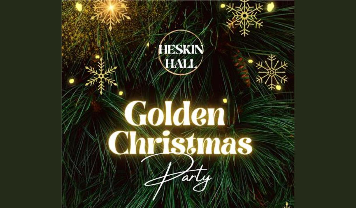 A Golden Christmas Party at Heskin Hall