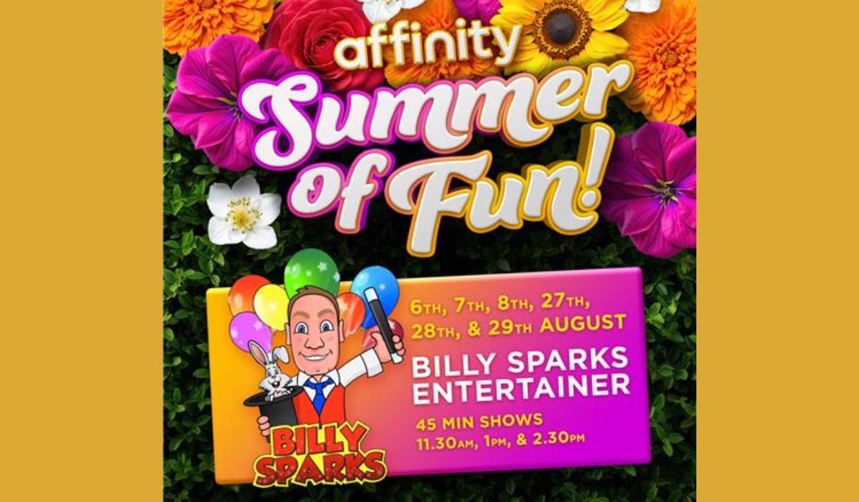 Summer of Fun: Billy Sparks Entertainer at Affinity