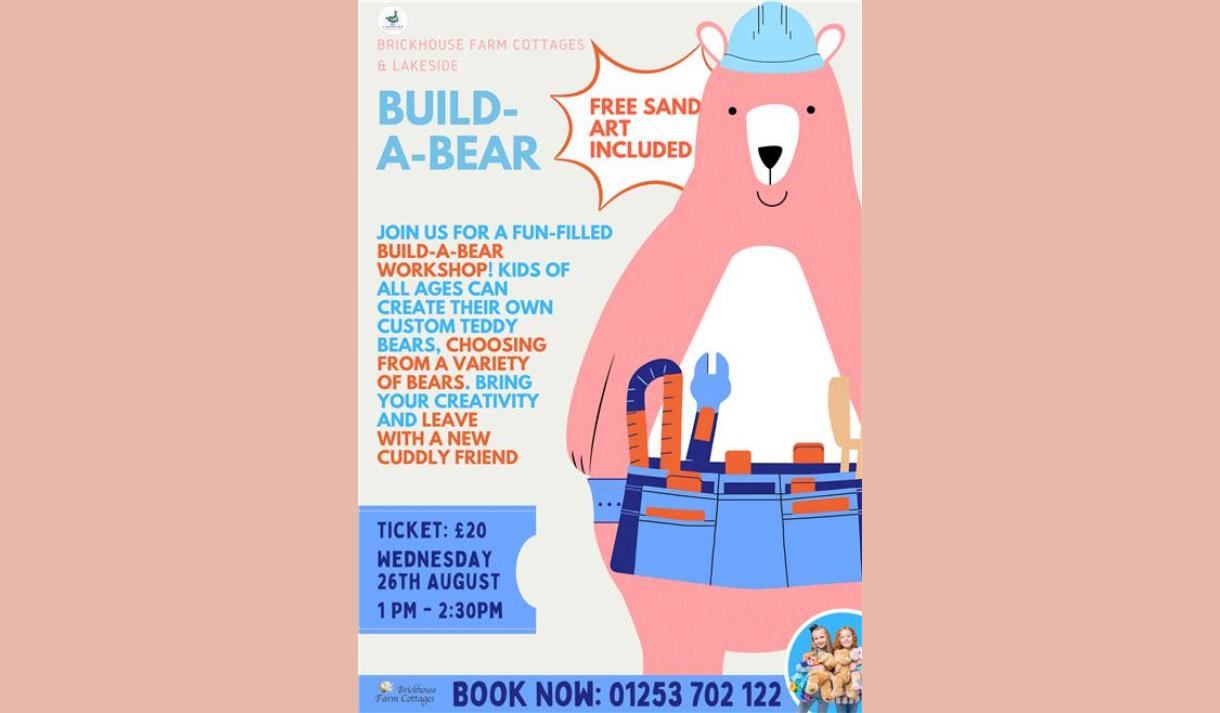 Build-a-bear at Brickhouse Farm Cottages