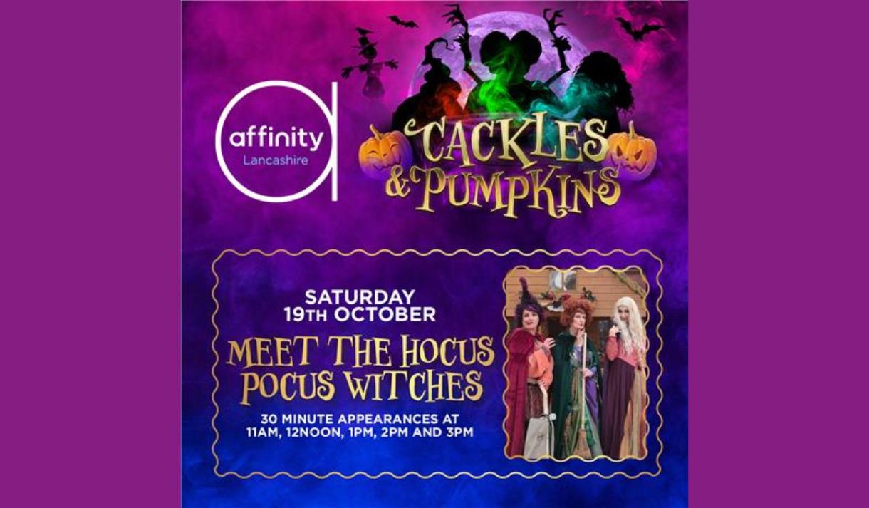 Cackles and Pumpkins at Affinity: Meet the Hocus Pocus Witches