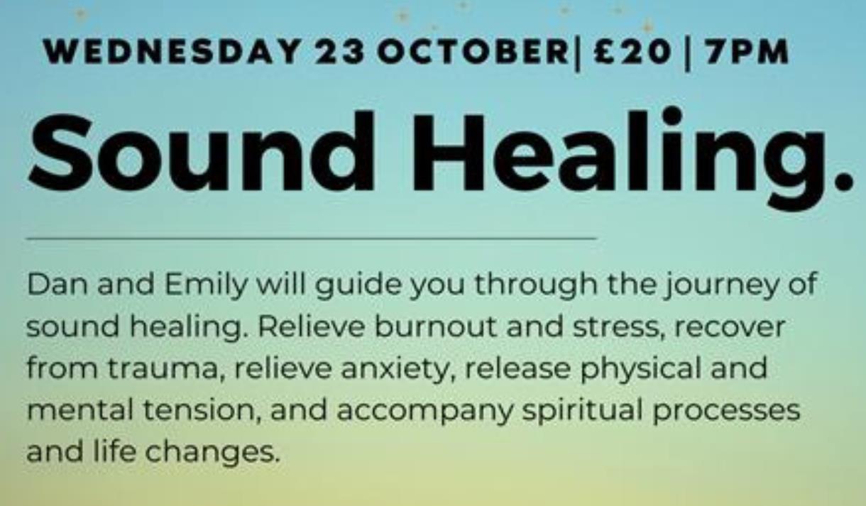 Sound Healing at Brickhouse Farm Cottages