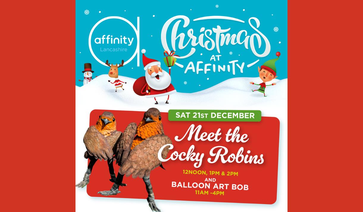 Christmas at Affinity: Meet the Cocky Robins with Balloon Art Bob
