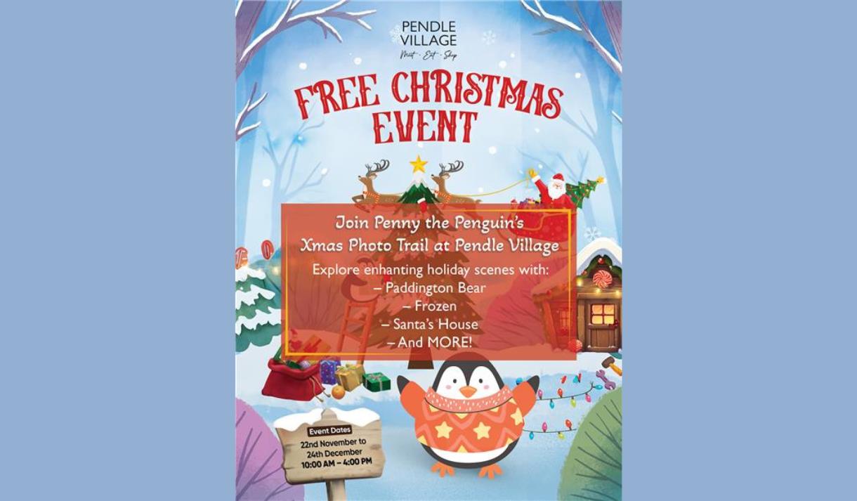 Free Christmas Photo Trail at Pendle Village