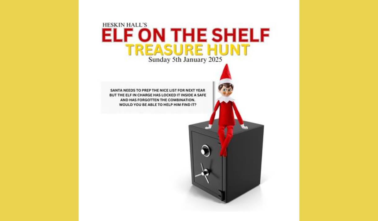 Elf on the Shelf Treasure Hunt at Heskin Hall