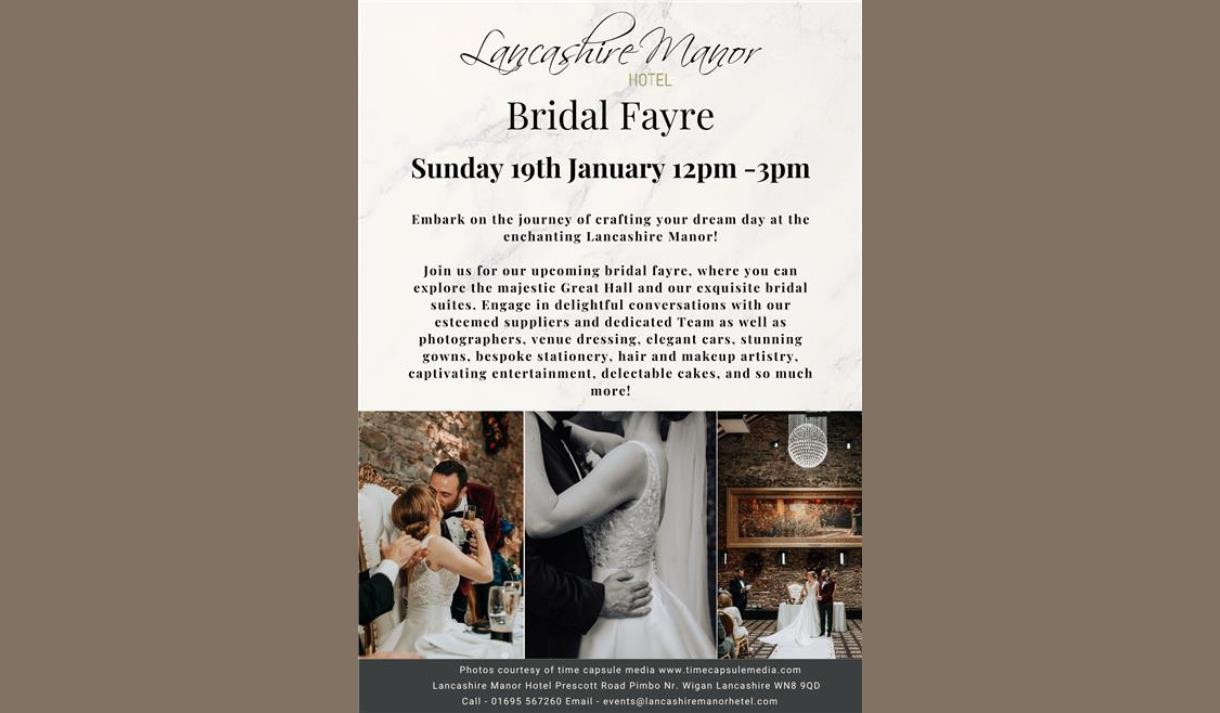 Bridal Fayre at Lancashire Manor Hotel