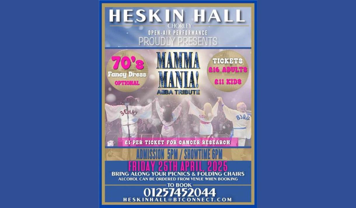 Mamma Mania: Abba Tribute at Heskin Hall